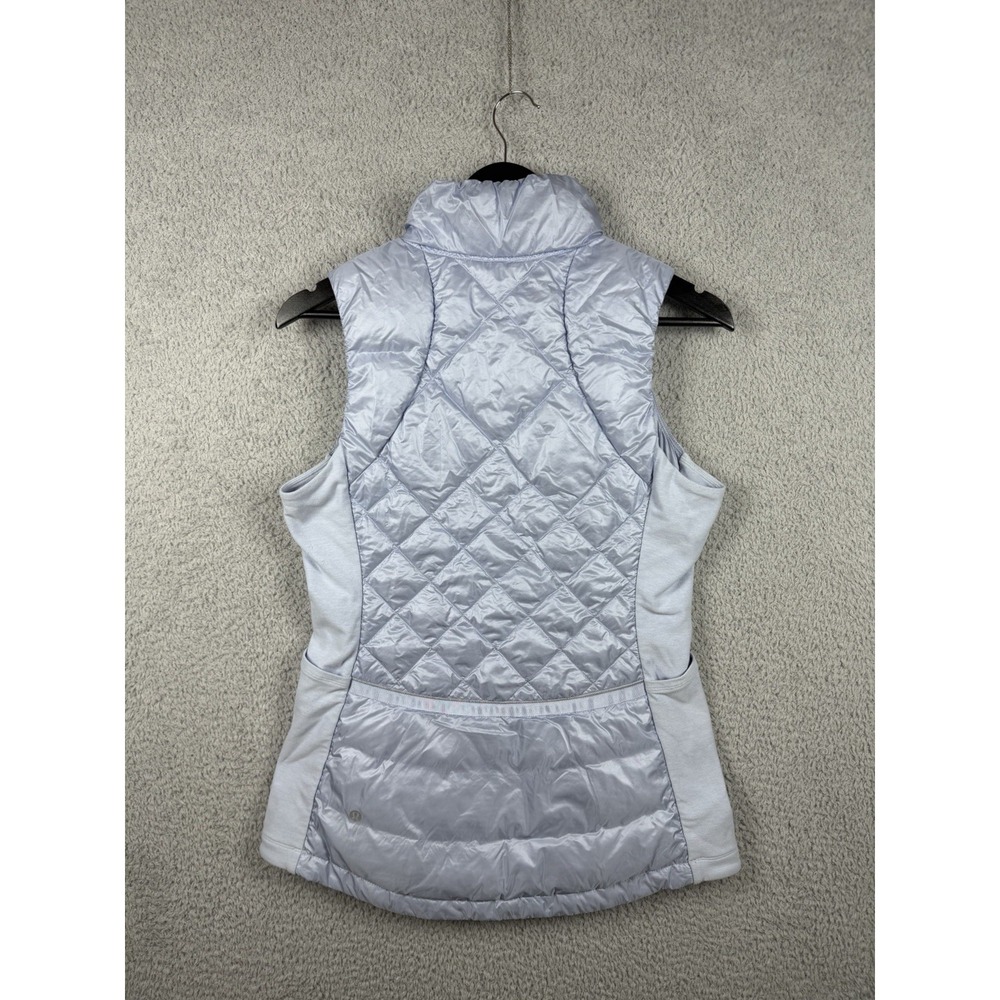Lululemon Down For Run Down Vest Pale Blue Women's Sz 8 - Picture 7 of 12